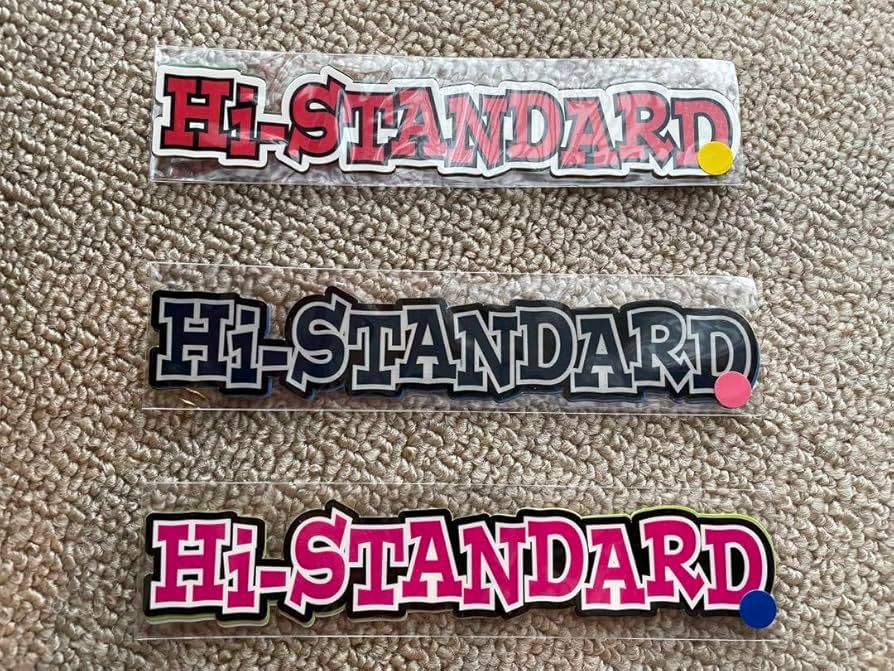 新品　Hi-STANDARD ステッカーセット×６枚 Amazon.co.jp: Hi-STANDARDステッカーセット : おもちゃ
